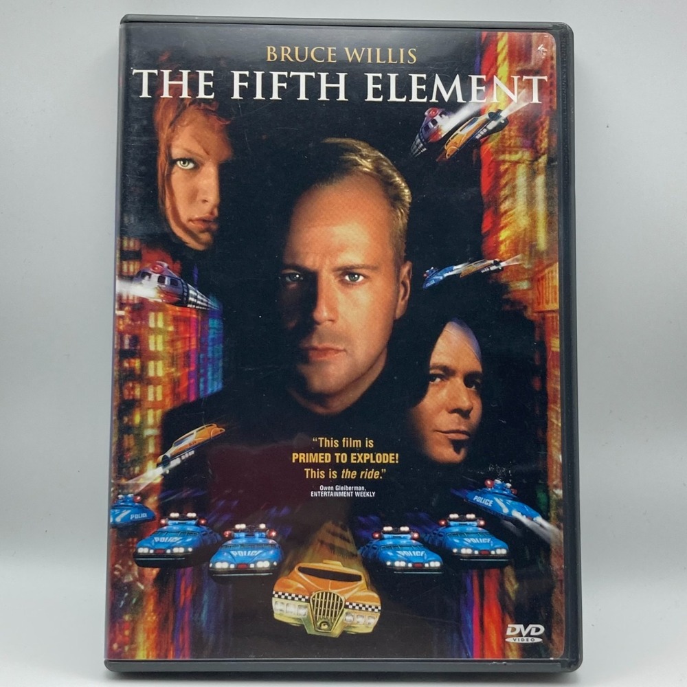 The Fifth Element DVD Bruce Willis Milla Jovovich Sci‎ Fi Action Movie